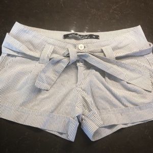 clockhouse Shorts - Clockhouse striped shorts with belt clockhouse Shorts - Clockhouse striped shorts with belt